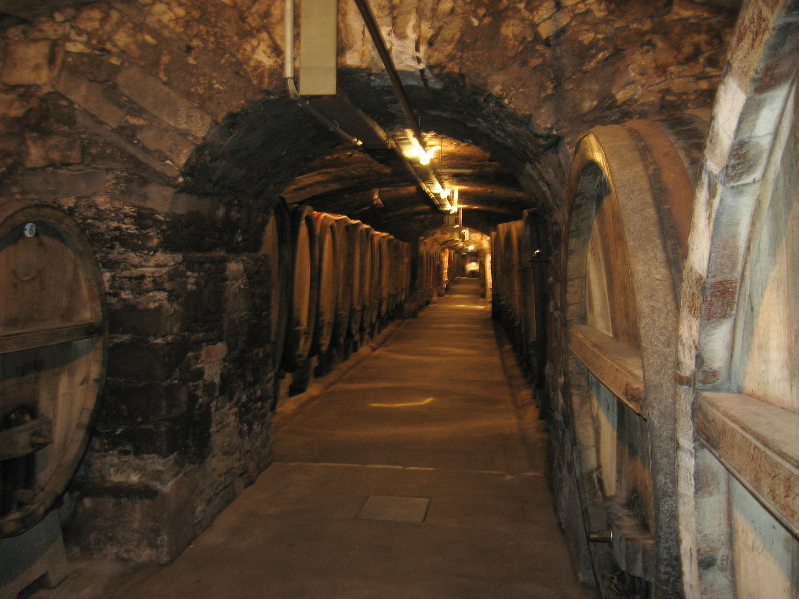 Cellars at Juliusspital, photo by <a href=