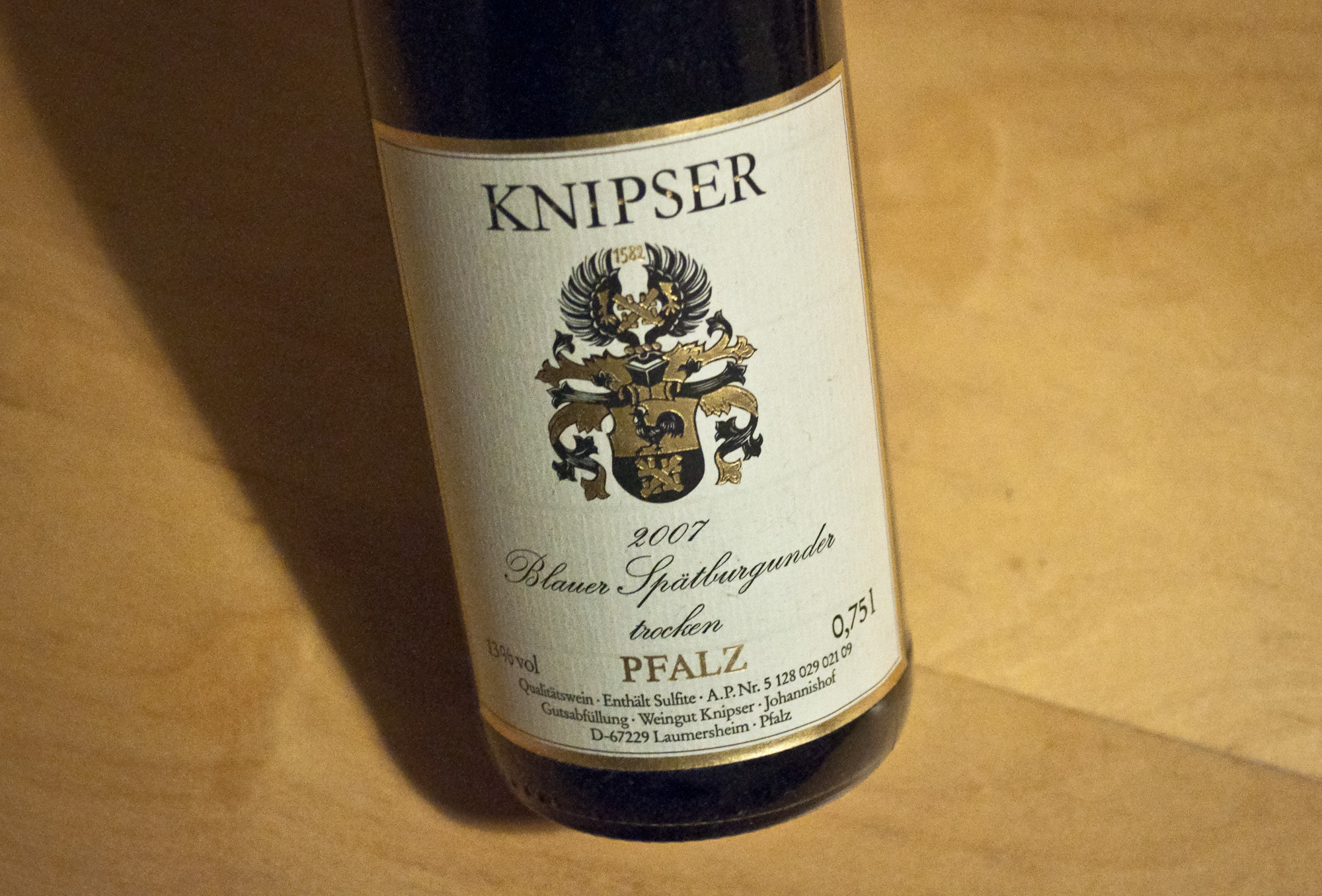 Blauer Spätburgunder = Pinot Noir