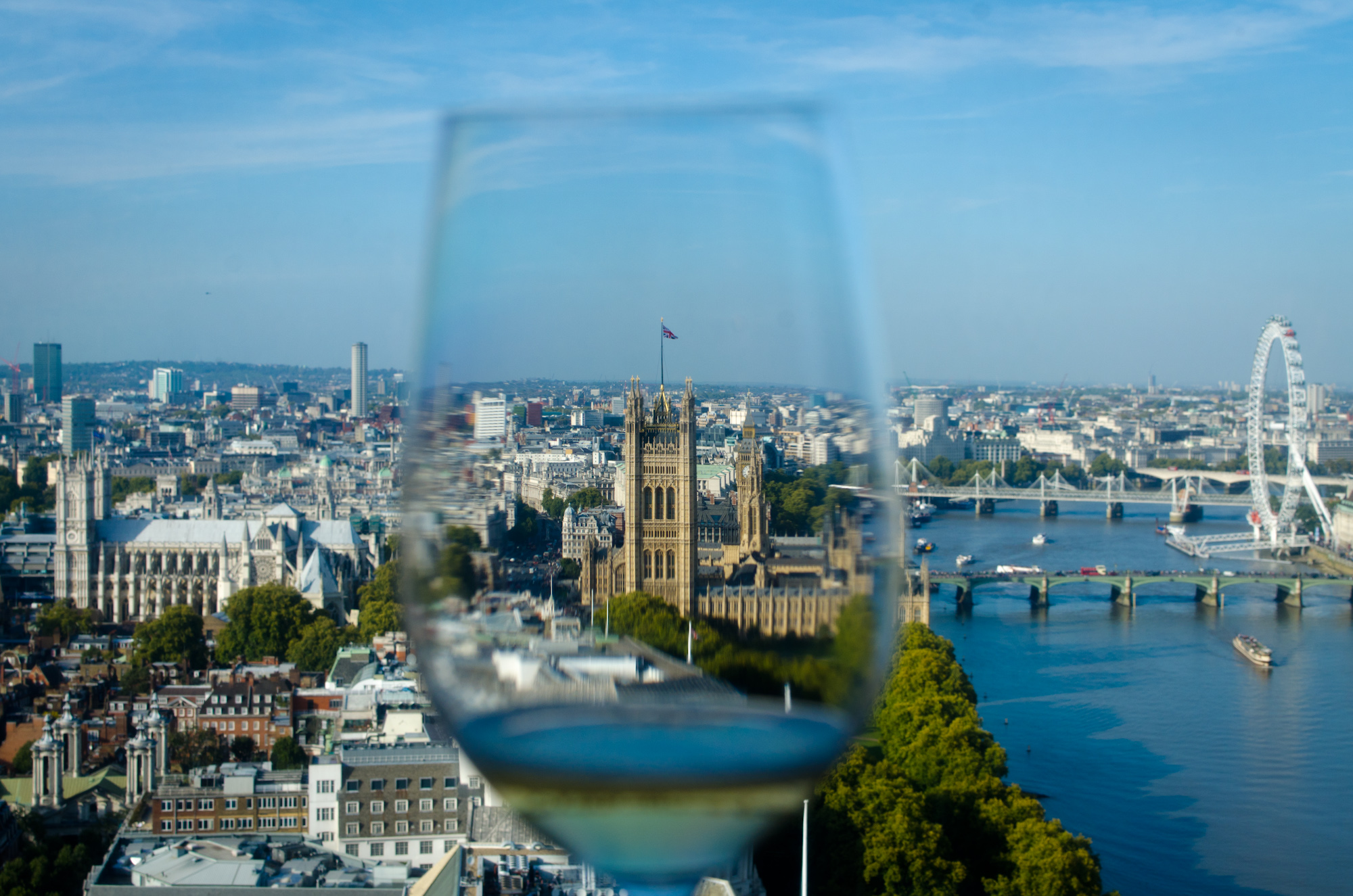 London through a wine glass