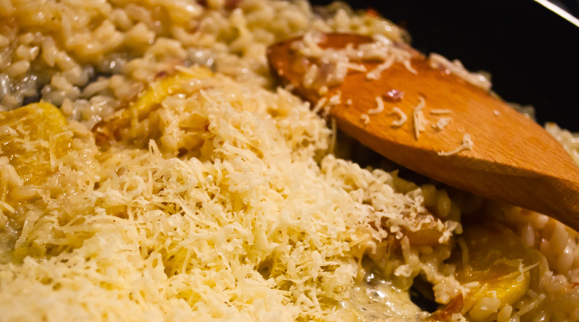 risotto: adding cheese